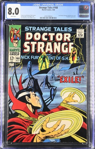 Strange tales 168 cgc 0 - strange, 8.0