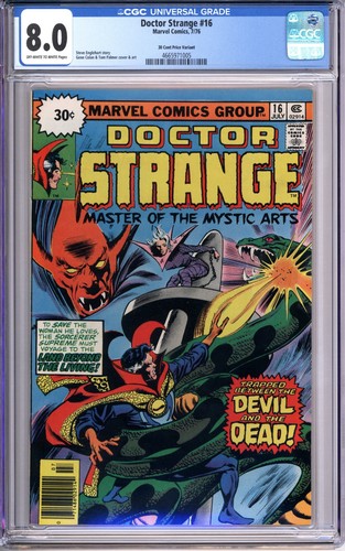 Doctor strange cgc 0 - strange, vf